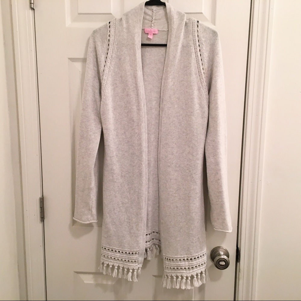 Lilly Pulitzer Martinique Fringed Cardigan